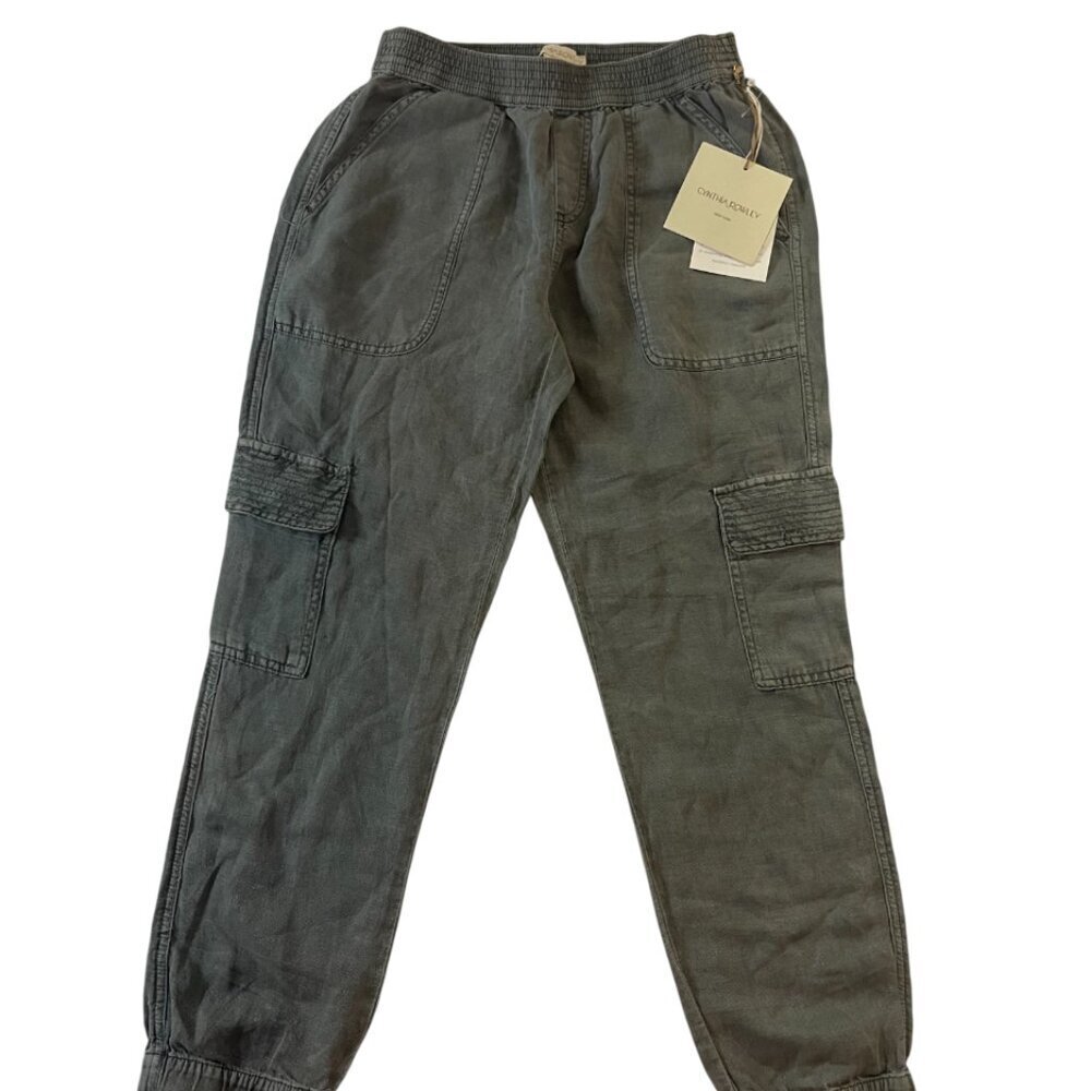 Cnthia Rowley. Elegant and comfortable pants. Color green. Size XS. NWT. - Picture 2 of 9